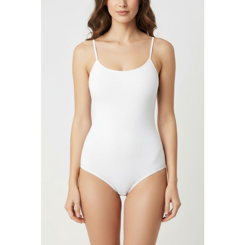 Glara Jednofarebné bavlnené body bez rukávov 28974682