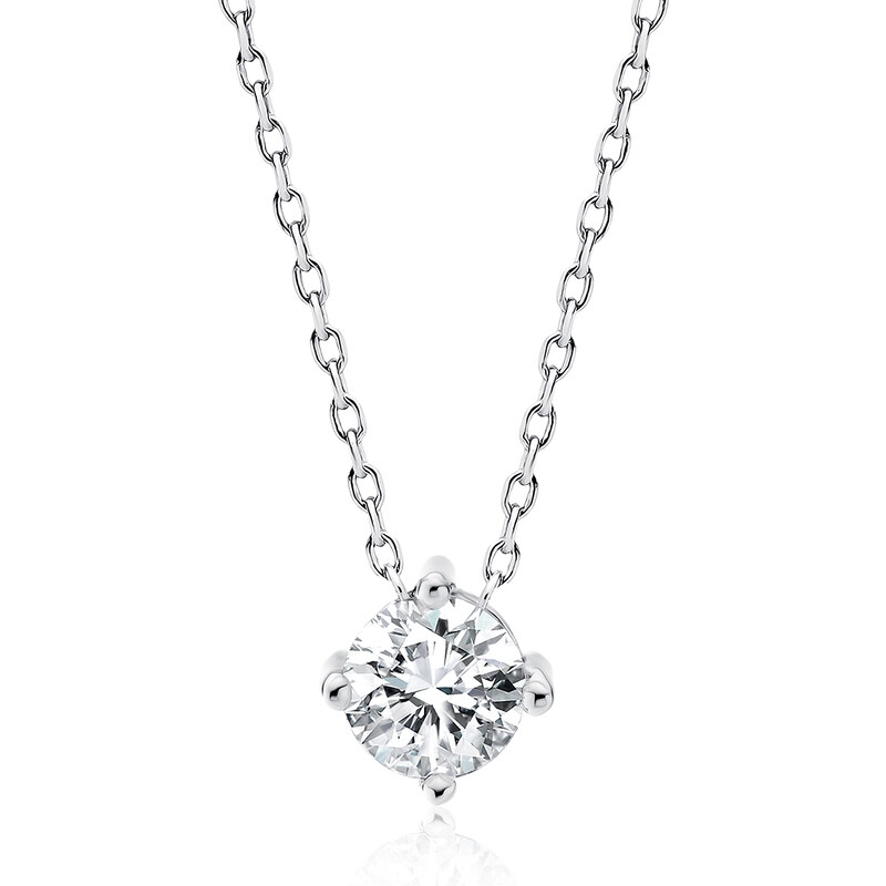 Olivie Stříbrný krátký náhrdelník ZIRKON 9853 65359815