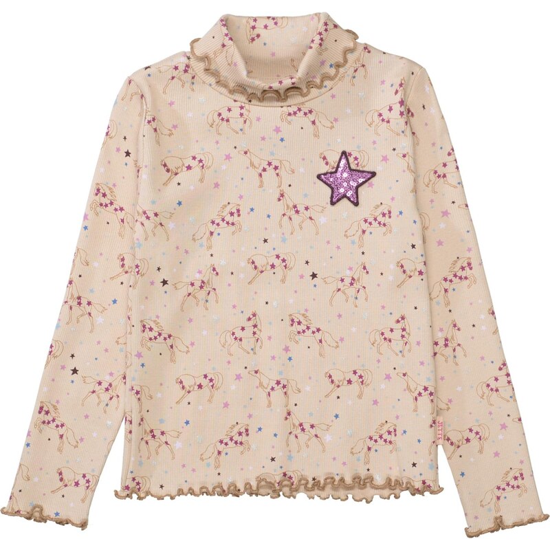 STACCATO Tričko modrá / sivobéžová / fialová / biela 65921321