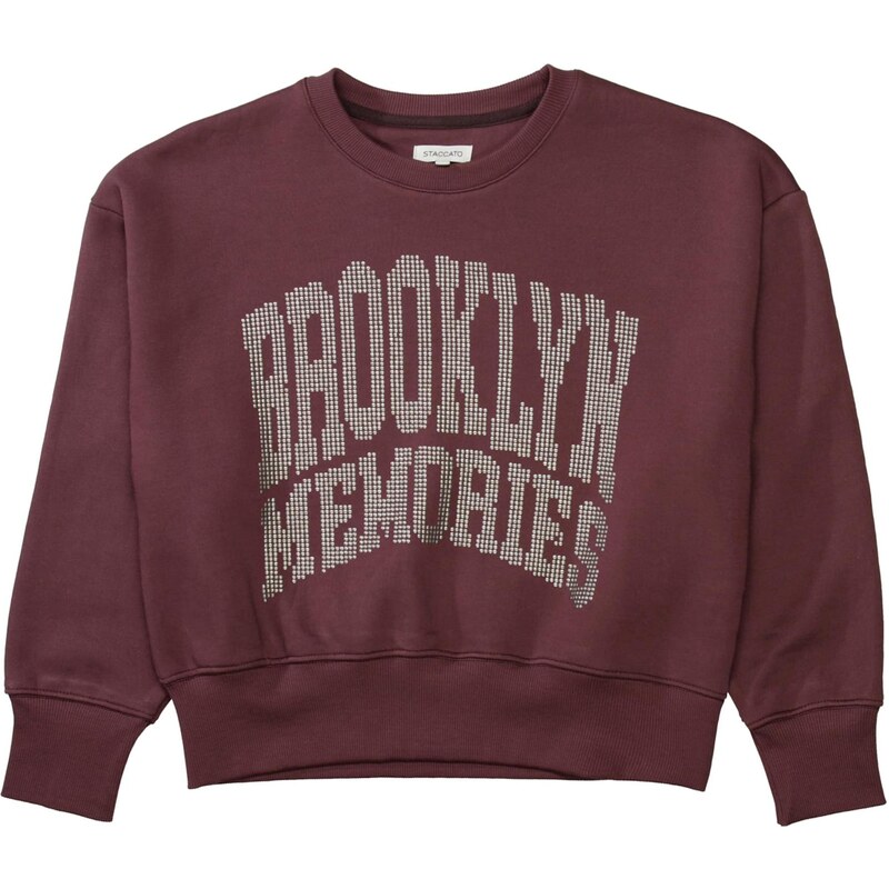 STACCATO Mikina svetlosivá / bordová 65646374