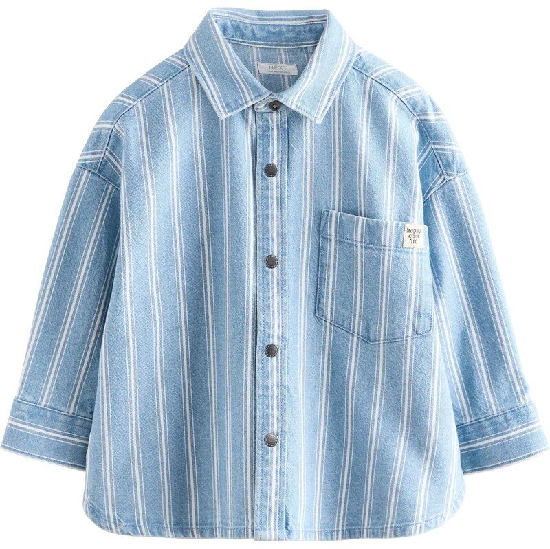 Next Košeľa modrá denim / biela 65853012