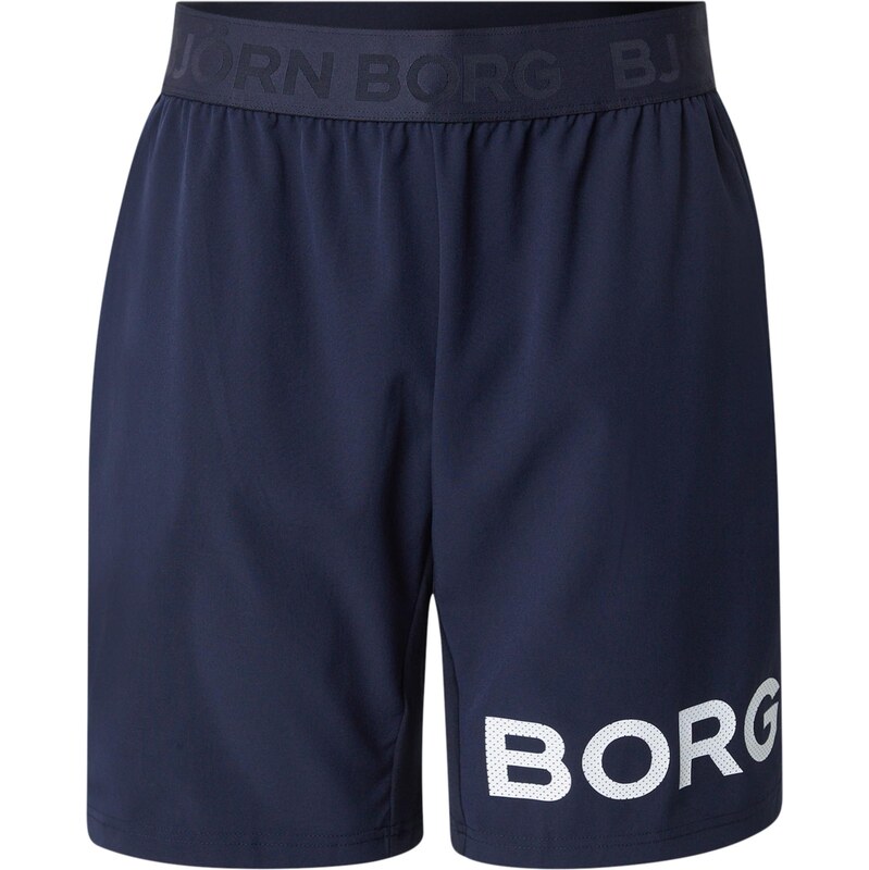 BJÖRN BORG Športové nohavice tmavomodrá / biela 65323532