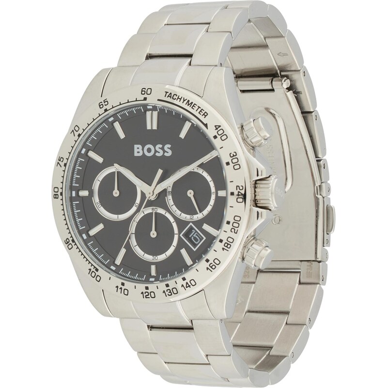 BOSS Analógové hodinky Hero 2.0 čierna / strieborná 65323863
