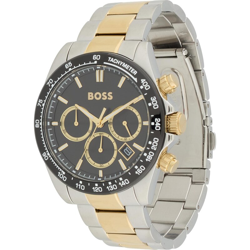 BOSS Analógové hodinky Hero 2.0 zlatá / strieborná 65323873