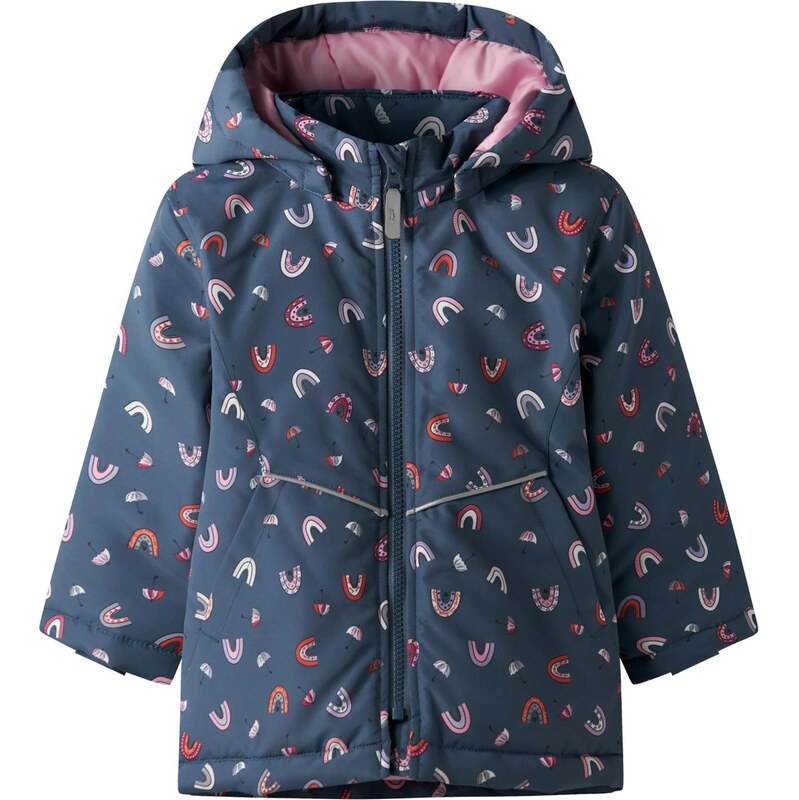 NAME IT Prechodná bunda NMFMaxi tmavomodrá / fialová / ružová / 65323881