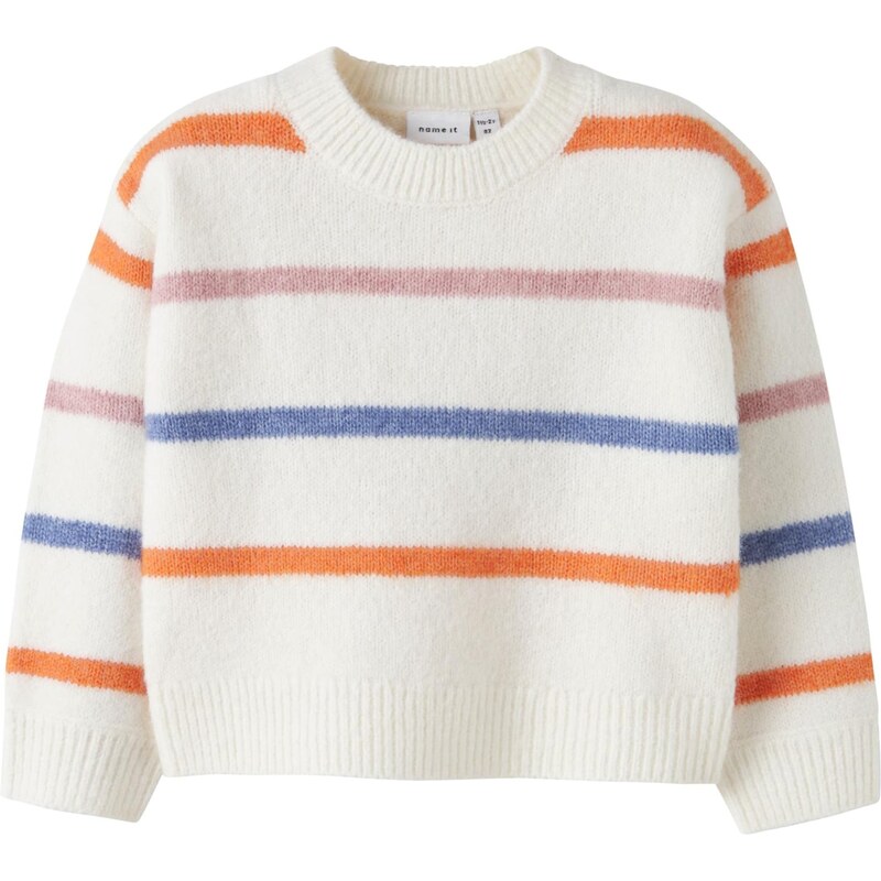 NAME IT Sveter NMFOLENSKA modrá / oranžová / ružová / biela 65415267