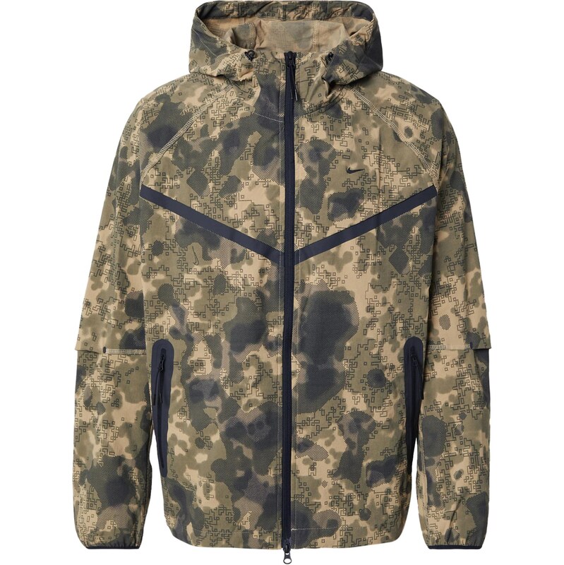 Nike Sportswear Prechodná bunda kaki / olivová / čierna 66009335