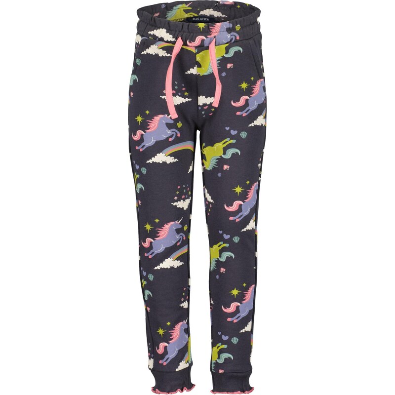 BLUE SEVEN Nohavice čadičová / orgovánová / ružová / biela 65878549