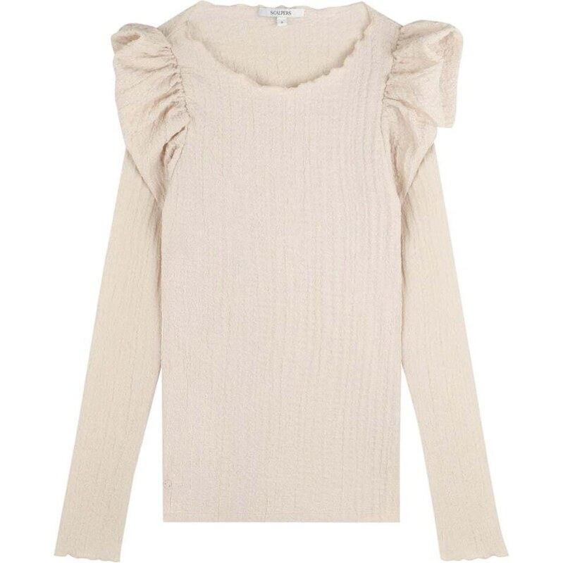 Scalpers Tričko šedobiela 65878993