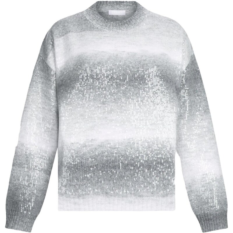 Liu Jo Sveter sivá / biela 65323542