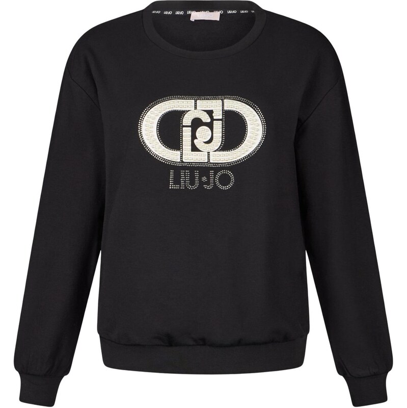 Liu Jo Mikina čierna / biela 65323543