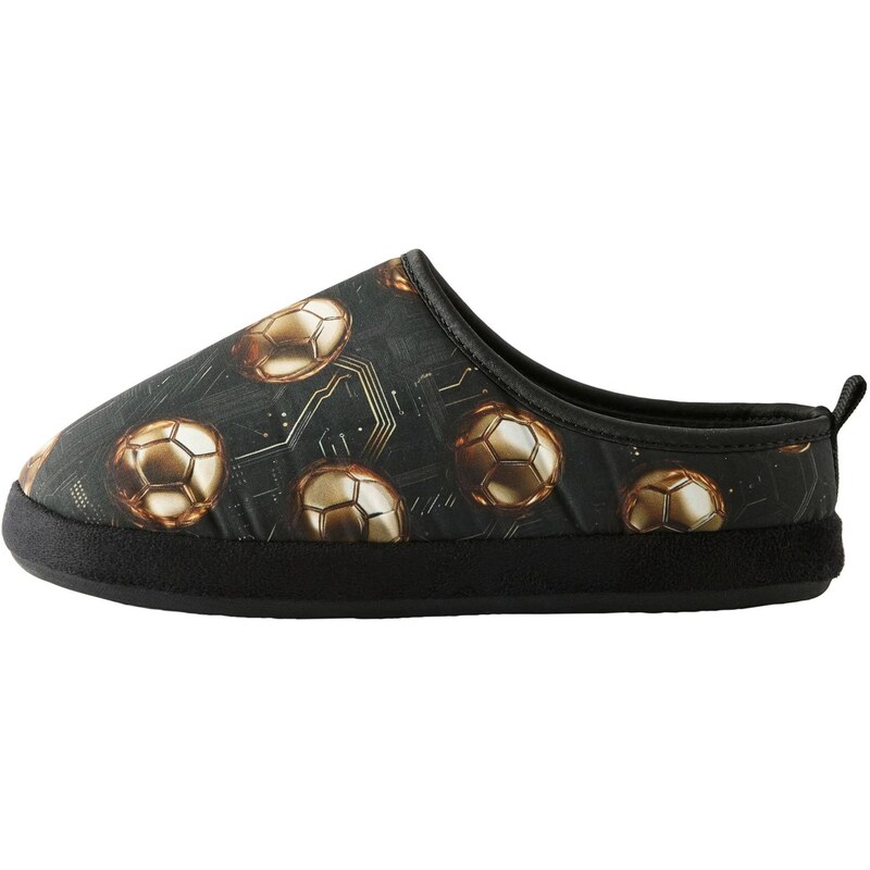 Next Papuče zlatá / čierna 65889008