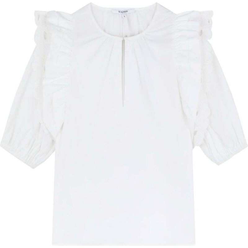 Scalpers Dres šedobiela 65885571