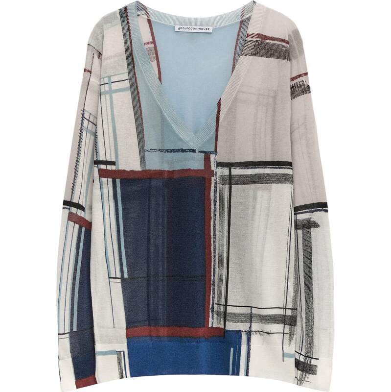 Adolfo Dominguez Sveter zmiešané farby 65888192
