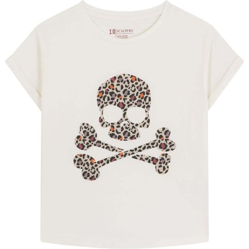 Scalpers Funkčné tričko biela 65661029