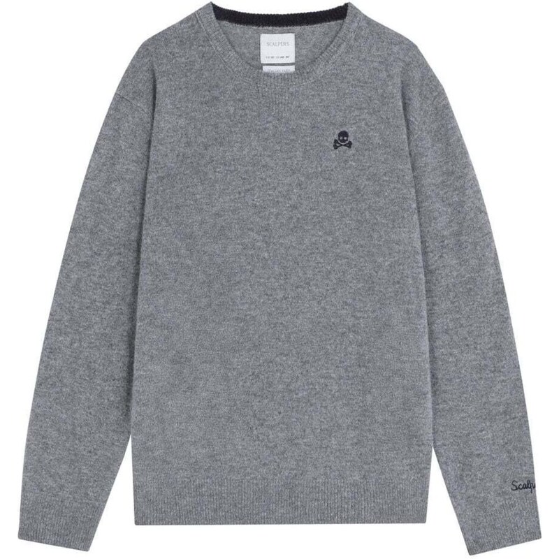 Scalpers Sveter sivá / sivá melírovaná 65888493