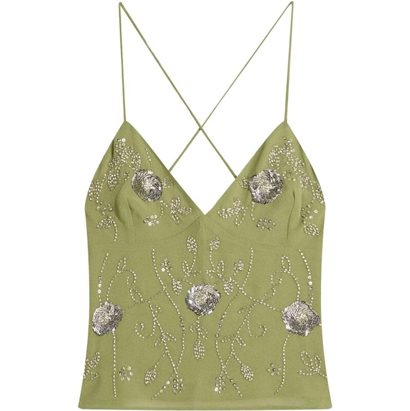 Bershka Top kaki 65892253