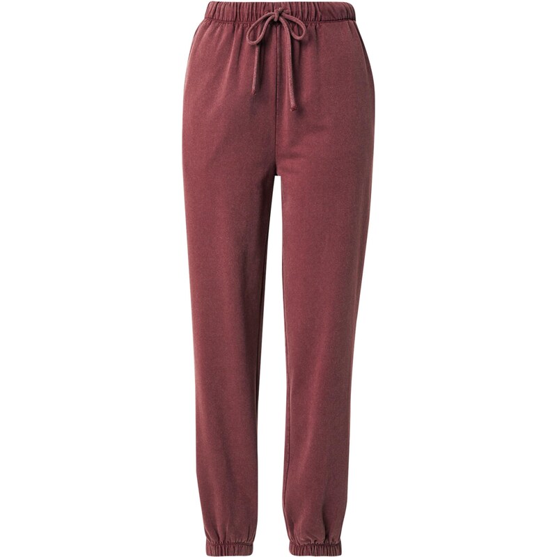 PIECES Nohavice PCCHILLI pastelovo červená 65892422