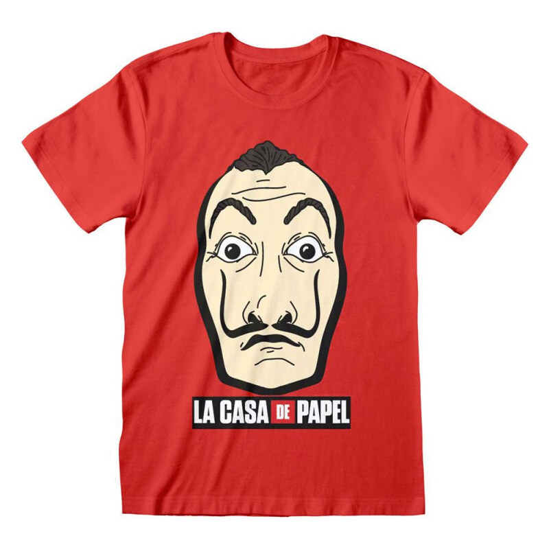 La Casa de Papel (Papierový dom) - Mask and Logo (tričko) 65328352