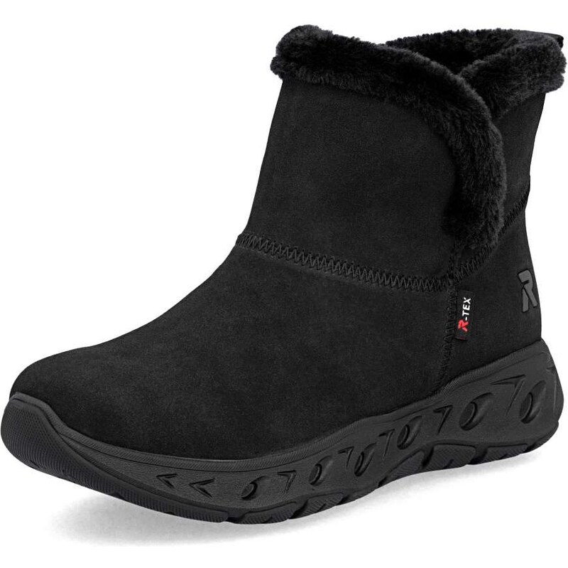 Dámska členková obuv RIEKER M6554-00 čierna W5 65329403