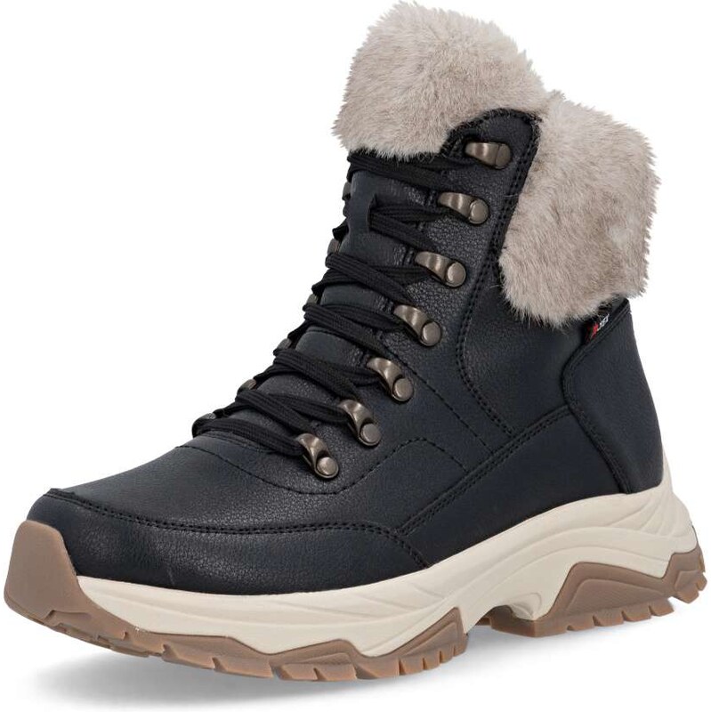 Dámska členková obuv RIEKER W3971-00 čierna W5 65329404