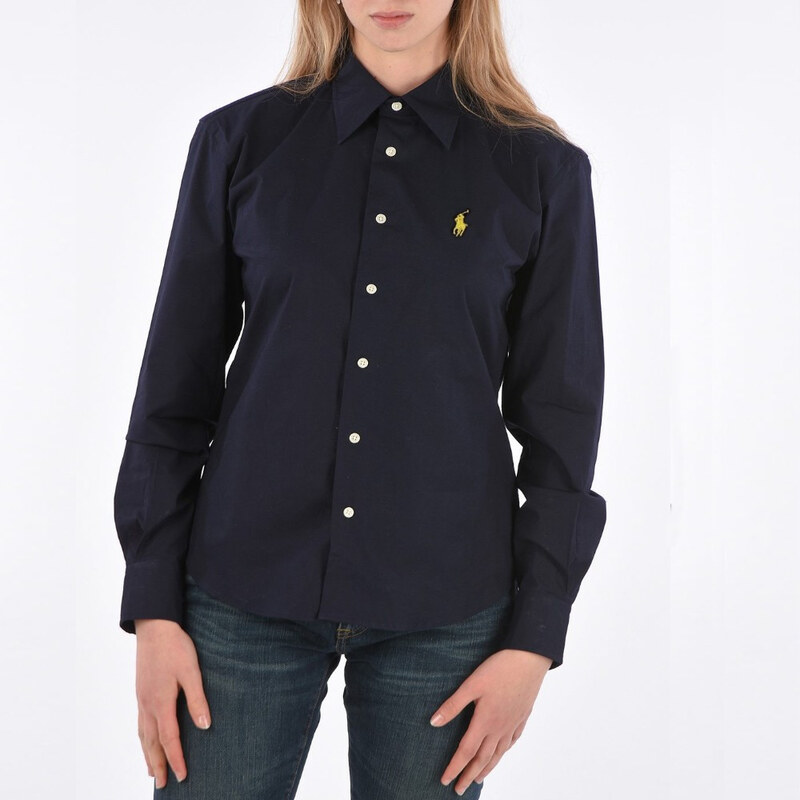 Dámská modrá košile Ralph Lauren Kendall slim fit M56386 65329450