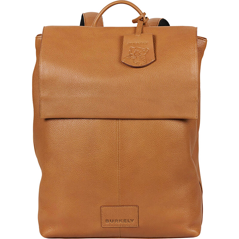 Trendy kožený batoh Burkely Hella - koňak 58298074