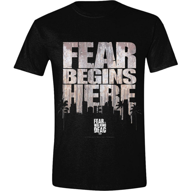 Gildan Walking Dead - Fear Begins Here (tričko) 65329693