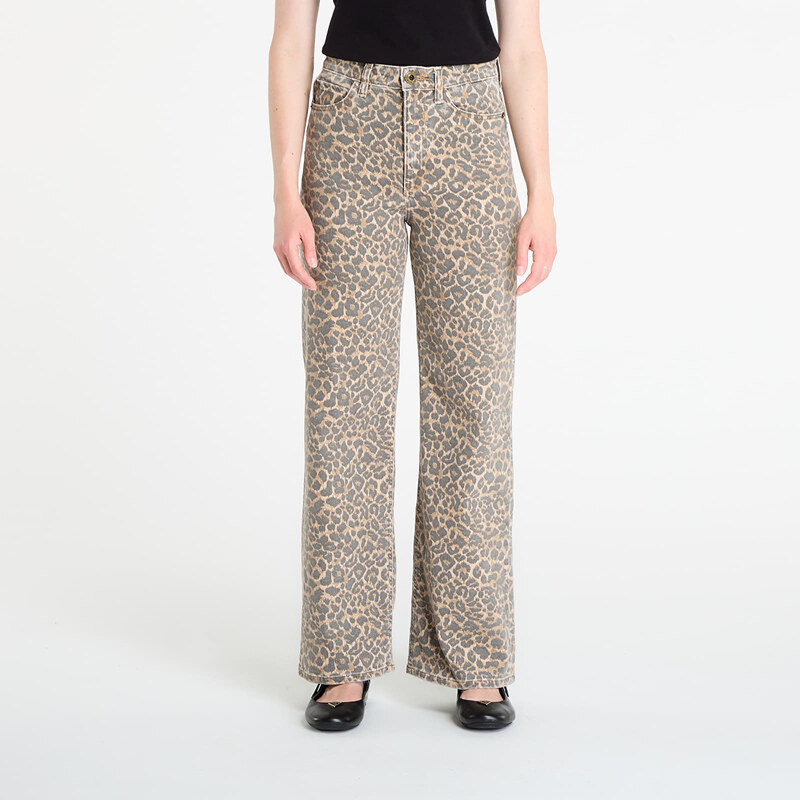 Džínsy GUESS Wide Leg Brown W28 65330307