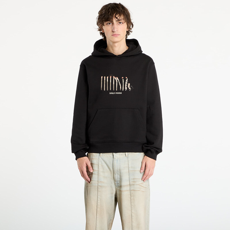 Mikina Daily Paper Light Cycle Hoodie UNISEX Black S 65307377