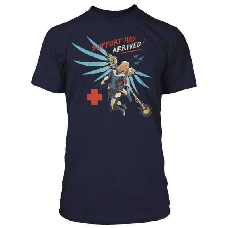 Cotton Division Overwatch - Support Has Arrived (tričko) 65335006