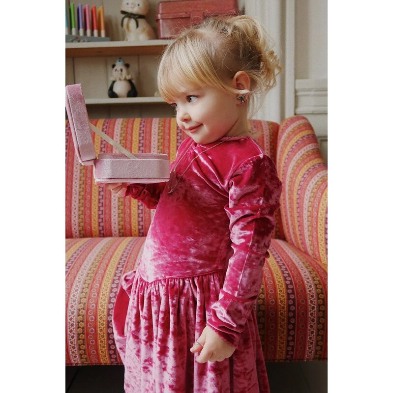 Dievčenské šaty Konges Sløjd CARLITO DRESS GRS 65339801