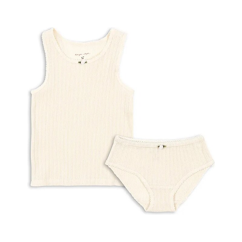 Detská bavlnená súprava Konges Sløjd PAPIN UNDERWEAR SET GOTS 65339743