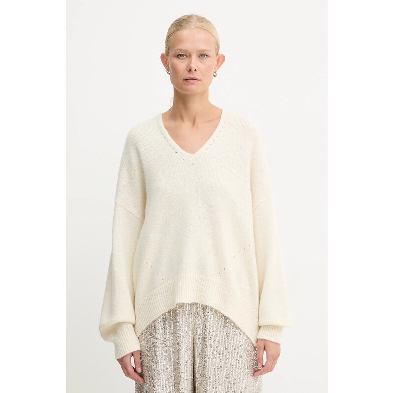 Sveter s prímesou vlny BOSS Orange C Fondyssa 65339452