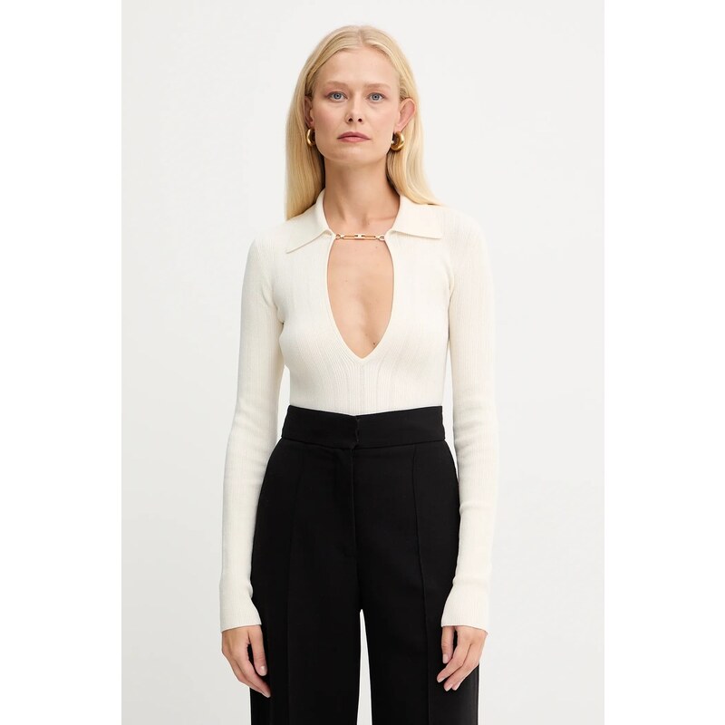 Sveter s prímesou hodvábu Elisabetta Franchi 65339461