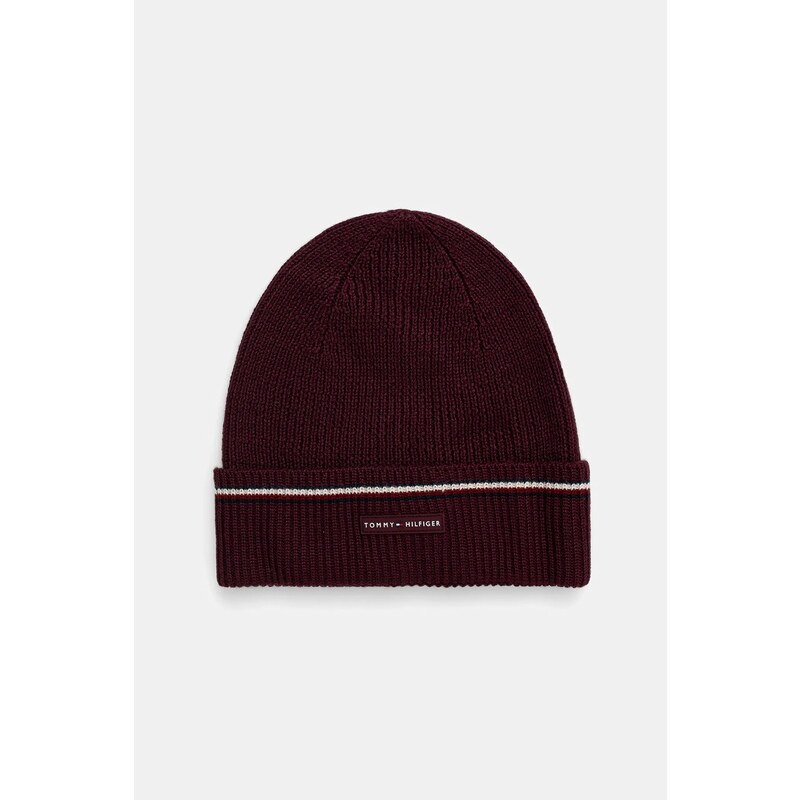 Čiapka s prímesou vlny Tommy Hilfiger 65339748