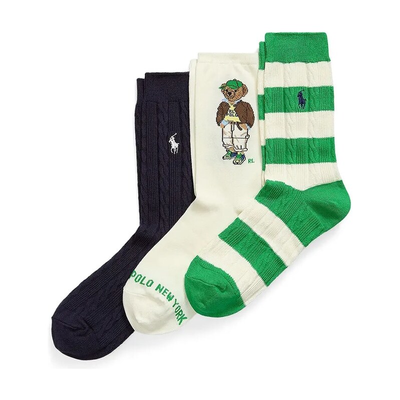Ponožky Polo Ralph Lauren 3-pak 65343884