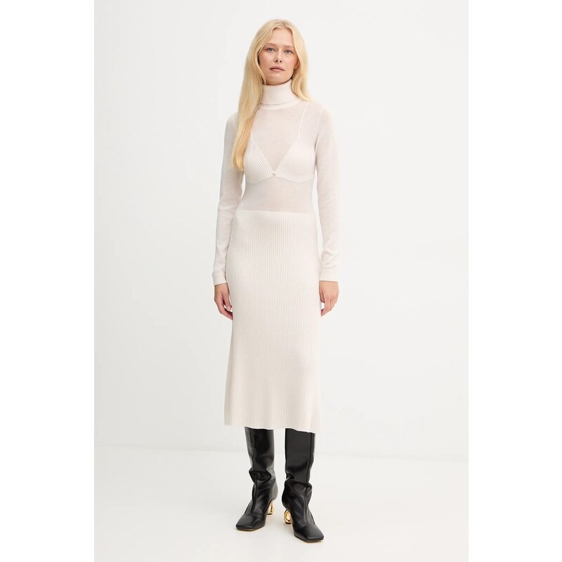 Šaty s prímesou vlny Elisabetta Franchi 65339812