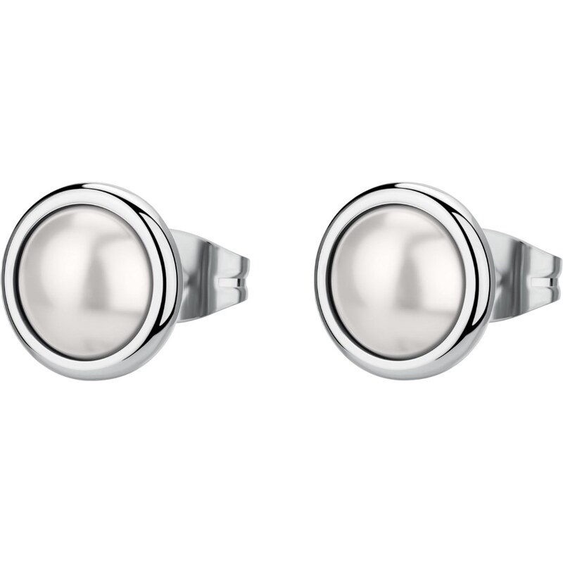 Brosway Oceľové kôstkové náušnice s perličkami Essential BNL148 66586904