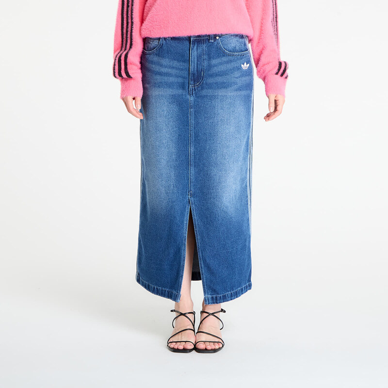 adidas Originals Sukňa adidas Adicolor 3-Stripes Denim Pencil Skirt 65344628