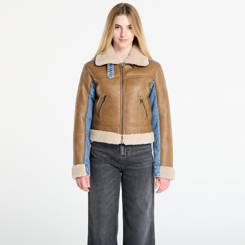 Bunda Desigual Double Jacket Brown S 65344617