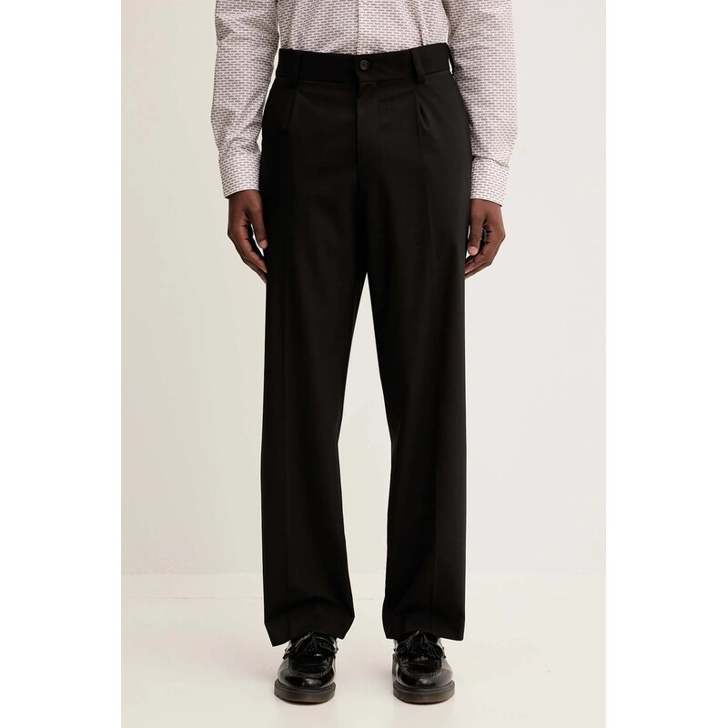 Nohavice s prímesou vlny HUGO Flips251X 65353738