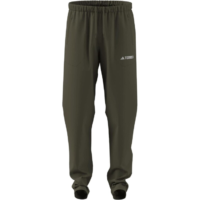 ADIDAS TERREX Outdoorové nohavice Essentials kaki / biela 65353200
