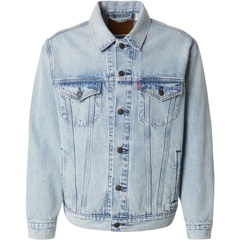 LEVIS Prechodná bunda Relaxed Type III Trucker Jacket svetlomodrá 65353223