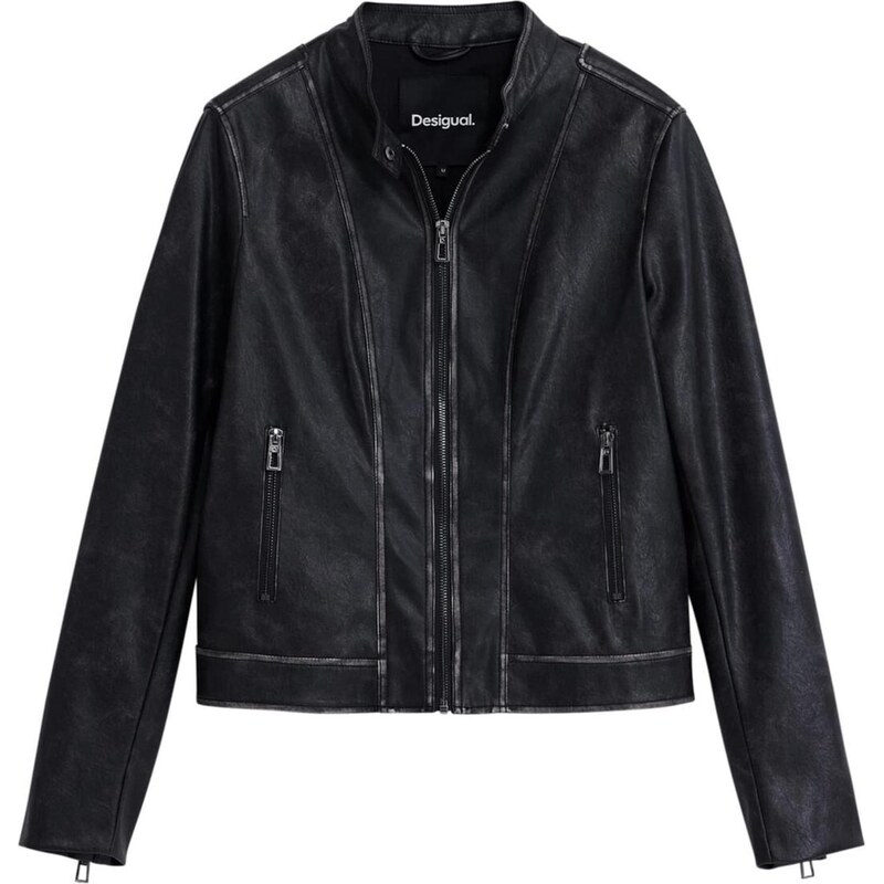 Desigual Prechodná bunda čierna 65883271