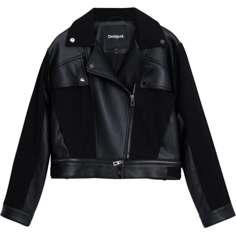 Desigual Prechodná bunda čierna 65883384