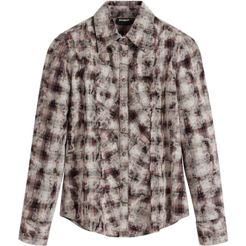 Desigual Blúzka svetlohnedá / zmiešané farby 65656861