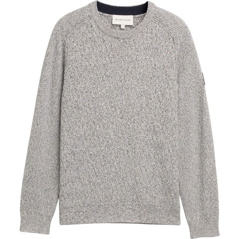 TOM TAILOR Sveter sivá melírovaná 65475131
