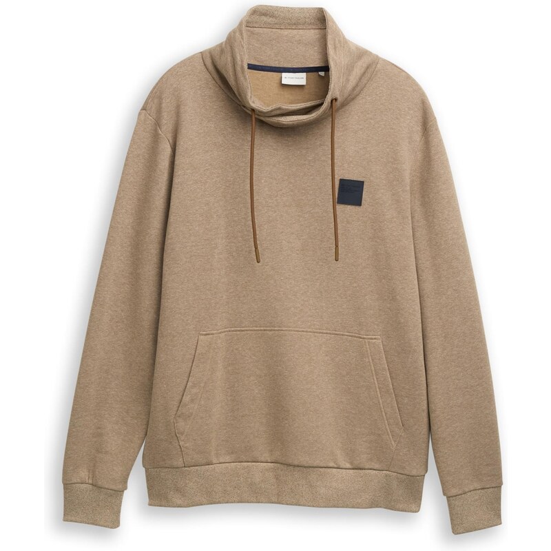 TOM TAILOR Mikina béžová melírovaná 65559085