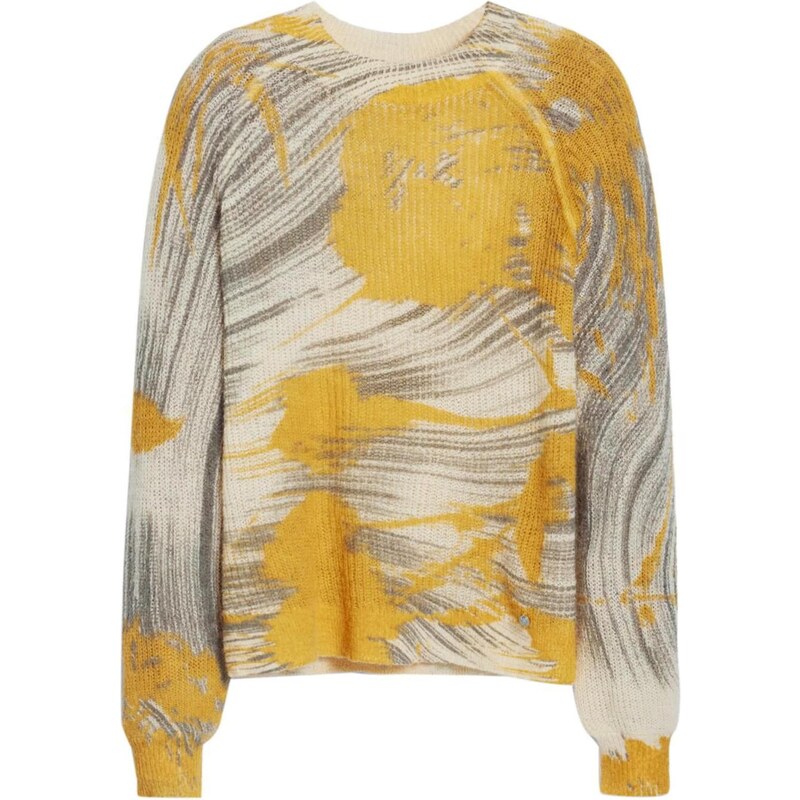 Desigual Sveter Arty okrová / žltá / sivá / dymovo šedá 65660513
